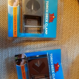 Tiki Torch Deck Clamp